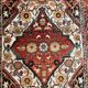 Vintage carpet corridor Persian style 89x300 cm