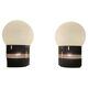Pair of Mezzo Oracolo blue/grey lamps by Gae Aulenti for Artemide, 1960s.