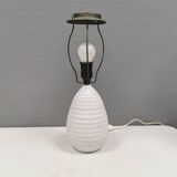Older ceramic table lamp with beautiful details.