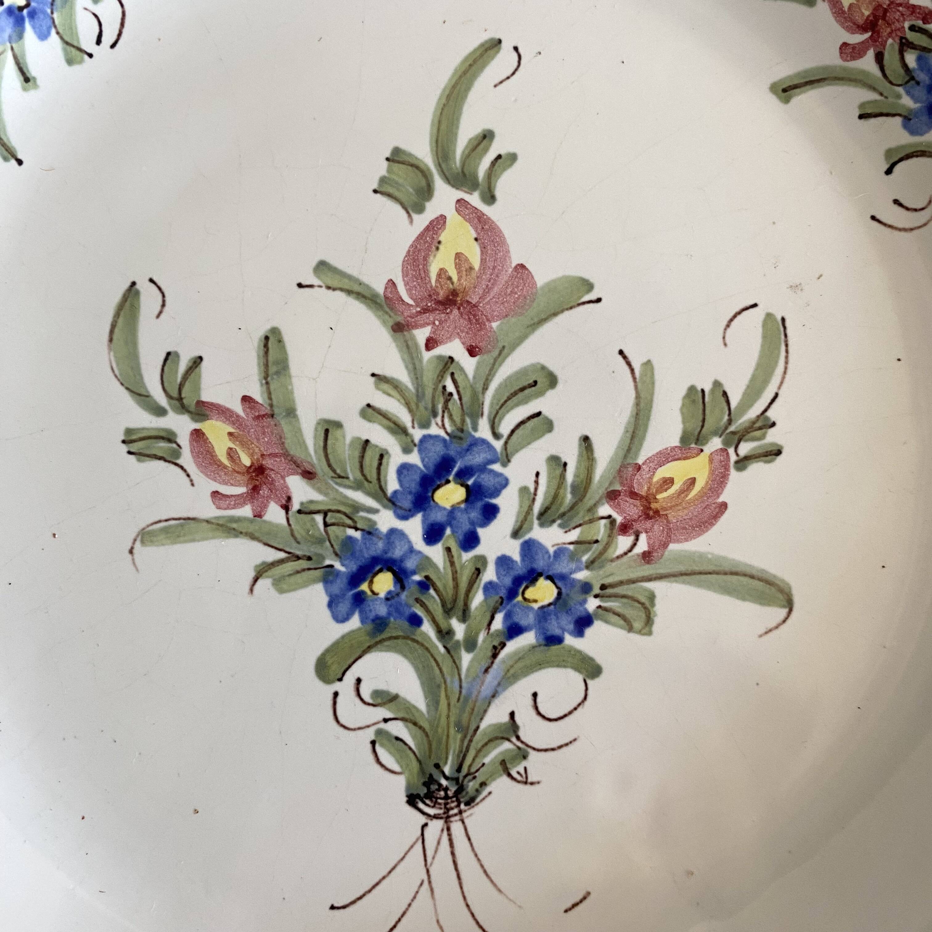 Old Martres Tolosane dessert plates