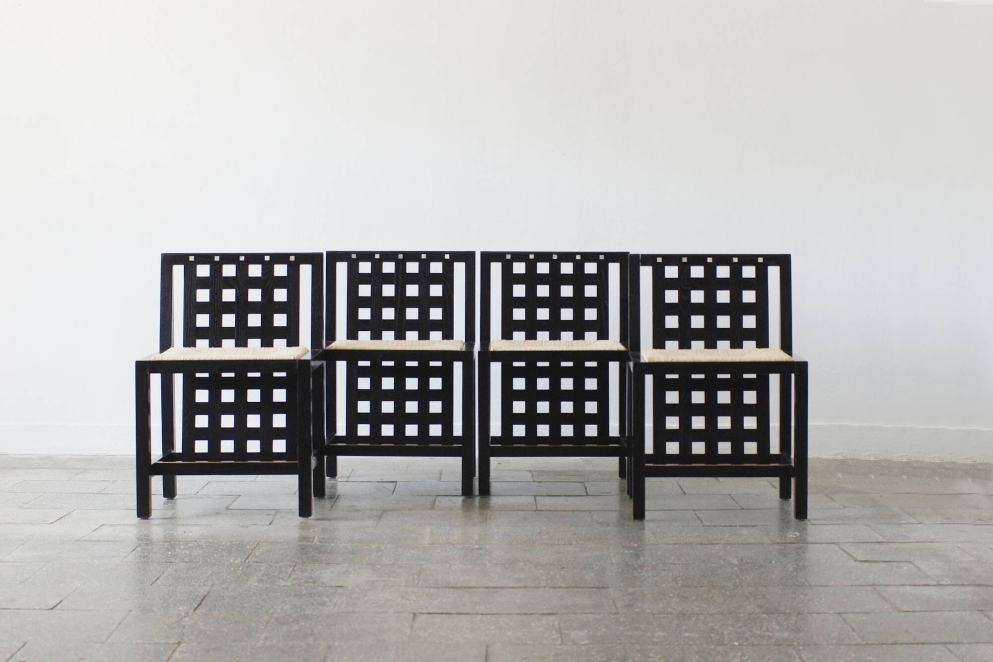 Vintage DS3 Dining Chairs by Charles Rennie Mackintosh for Atelier Internat