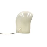 Lampe de table en céramique blanche organique, Italie 1970