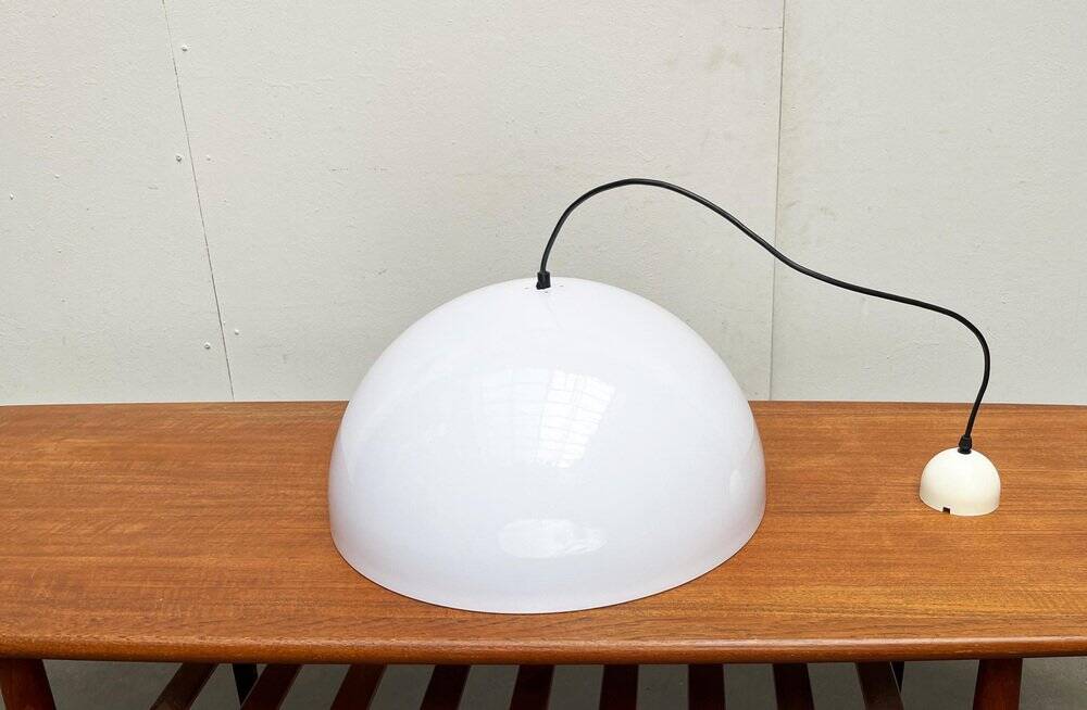 Sonorous Suspension Metal Mid-Century by Vico Magistretti for Oluce, 1970s