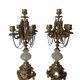 Paire de chandeliers en bronze