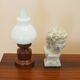 Ceramic lamp, polish design, 1977, manufactured by dzpe polam mysłakowice