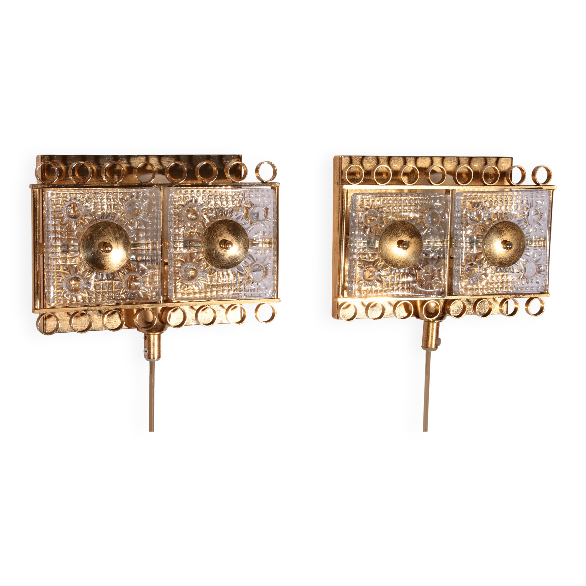 Wall Sconces by Carl Fagerlund made by Mpr Denmark,1960