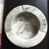 Grey marble ashtray