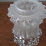 Set of 3 glass globes, tulips