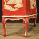 20th century lacquered and painted Venetian sideboard