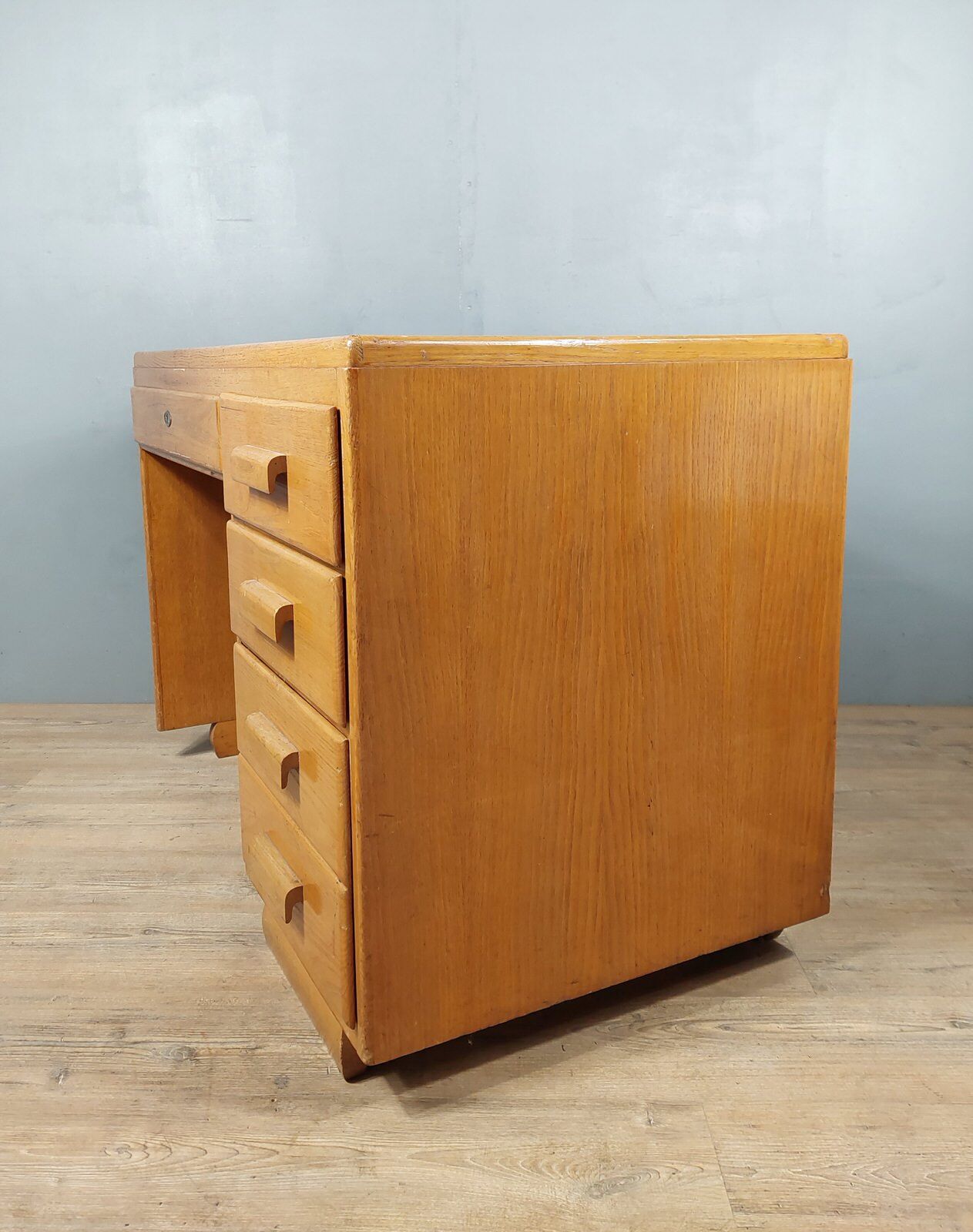 Vintage coffered desk