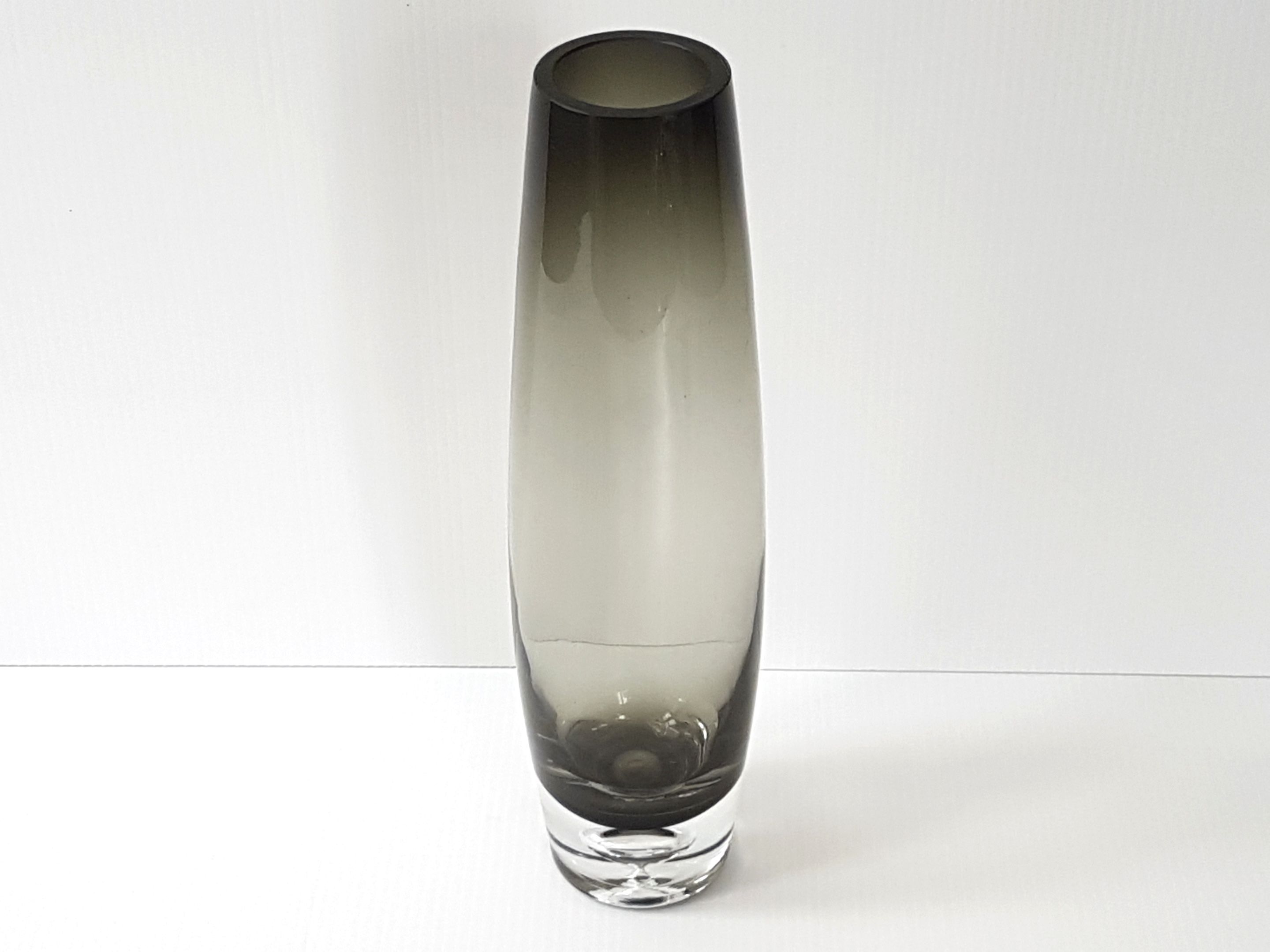 Grey vintage Murano vase