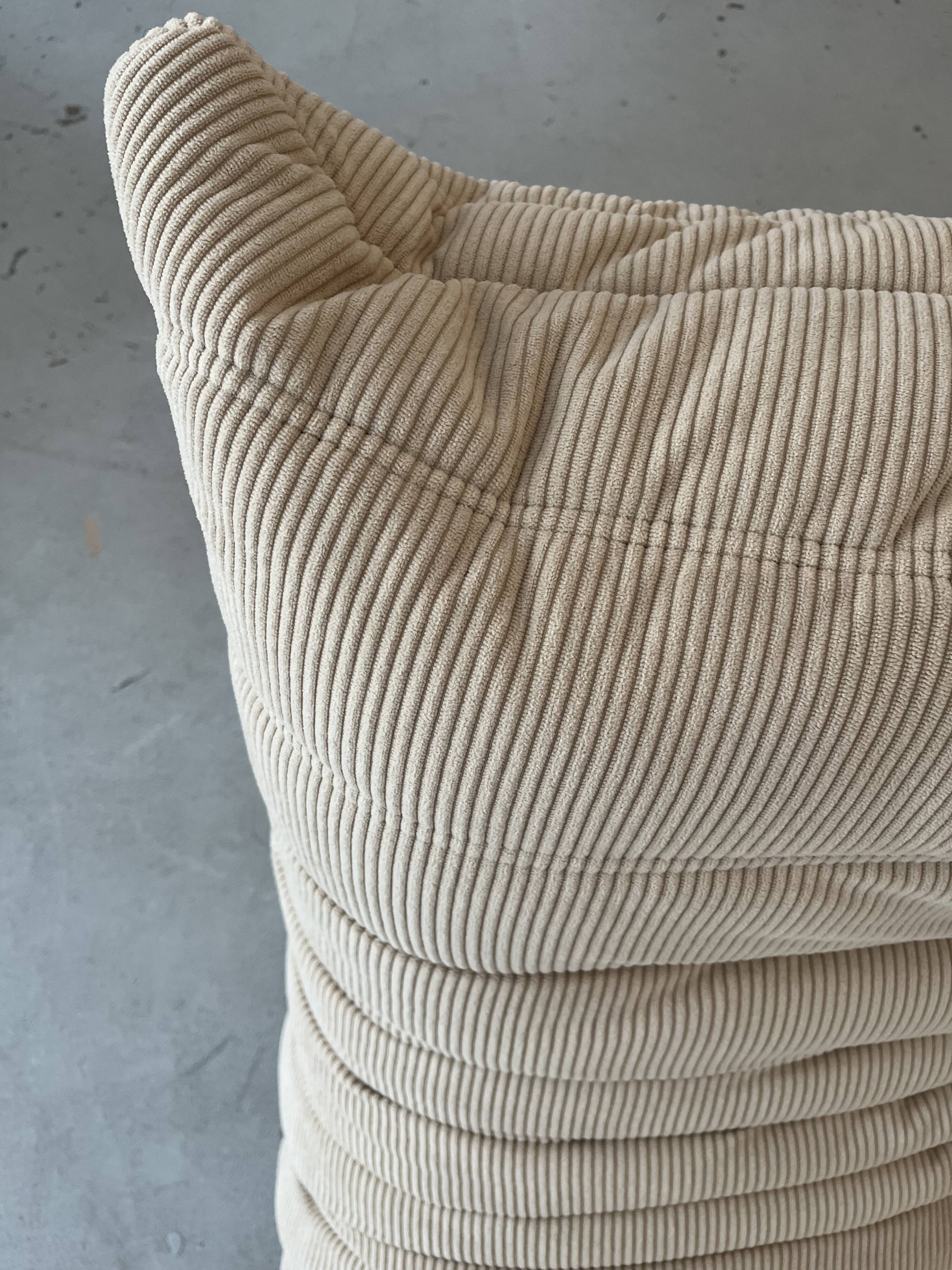 Togo Beige armchair by Michel Ducaroy for Ligne Roset