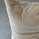 Togo Beige armchair by Michel Ducaroy for Ligne Roset