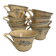 Iron earth tea cup St Amand - antique French earthenware with patina