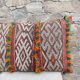 Vintage Berber wool cushion cover: Moroccan cushion, Boujad pattern