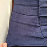 Old embroidered table napkin B M Purple