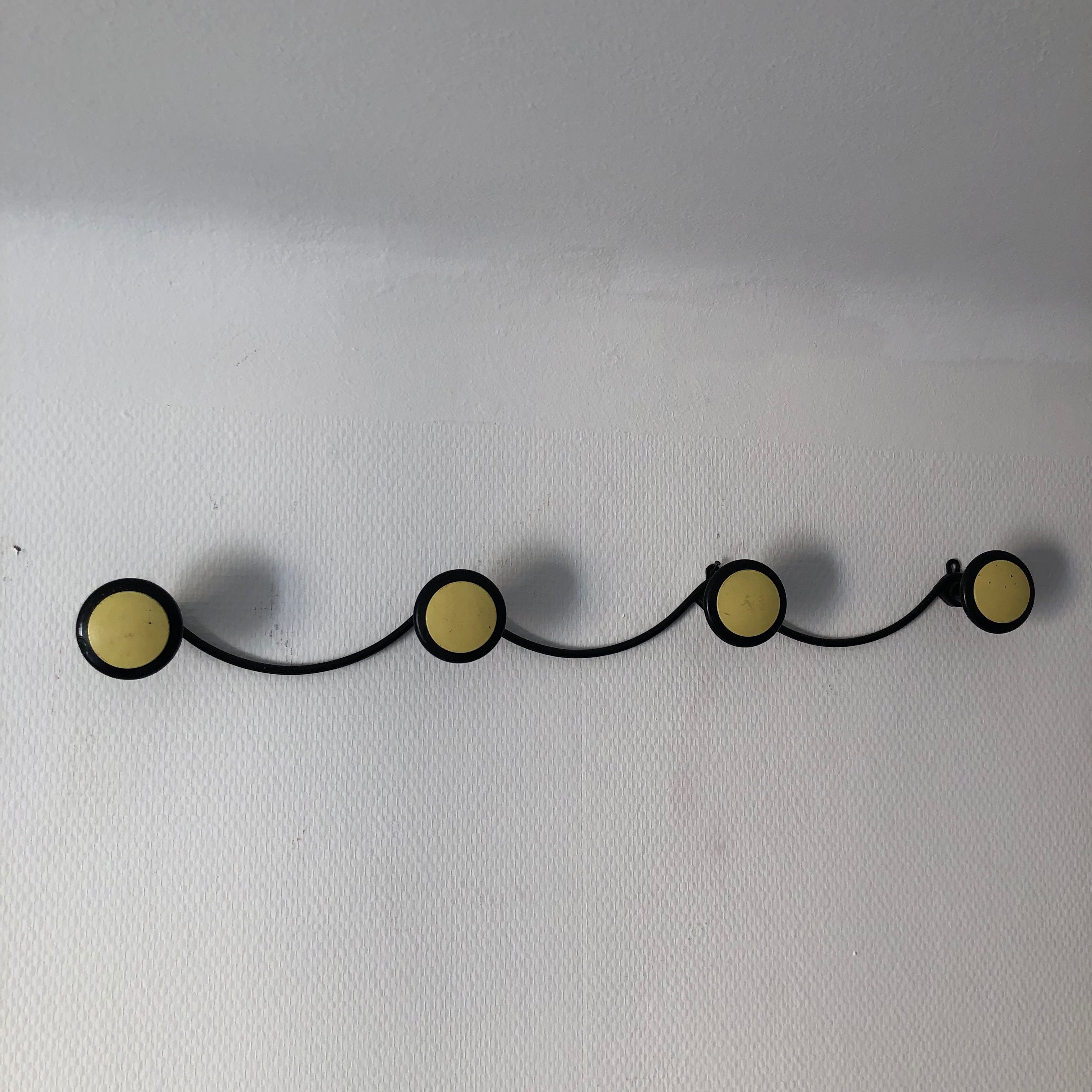 4 banana hanger hooks vintage 1960 65x6cm