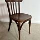 Set of 4 old vintage 50s bentwood bistro chairs
