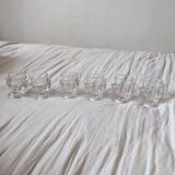 6 chicken shells transparent glass arcoroc france of the 70s