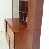 Old cabinet with drawers and showcase