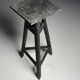 Sculpture stand antique black