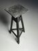 Sculpture stand antique black