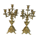 Pair of brass candlesticks