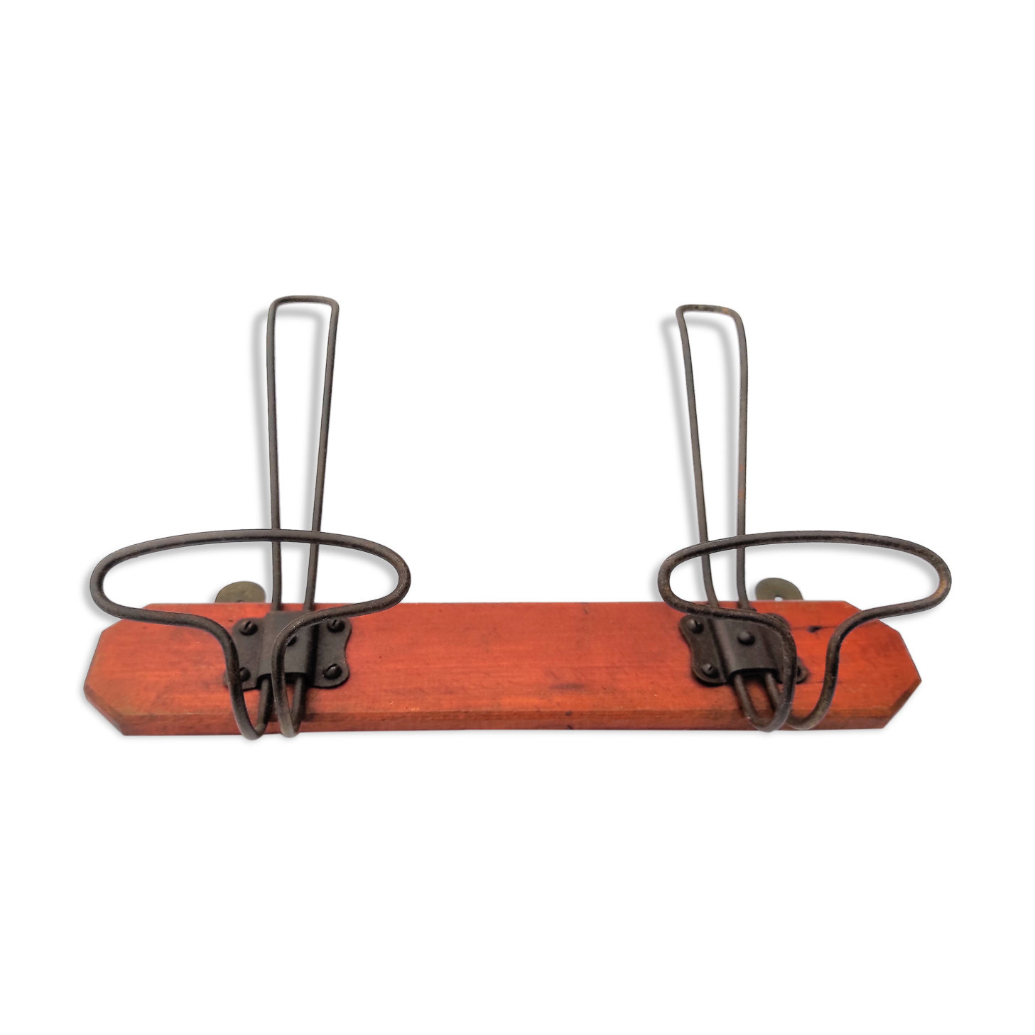 Former wooden mural coat holder 1900/1930