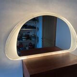 Mirror hillebrand backlit vintage 1970 germany