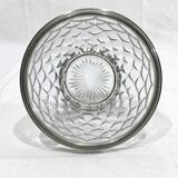 Henri Soufflot - Crystal and Silver Salad Bowl