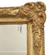 Miroir de mur doré du 19ème siècle