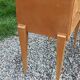Vintage pair of bedside tables from the 1950s in sycamore and a mirror.