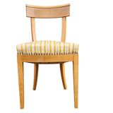 Matching cherry wood / Biedermeier chairs / sidetables set / tripot console table