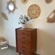 Vintage teak chest of drawers