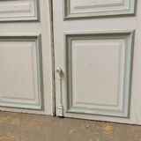 Pair of old Haussmann doors 1900/1920 with built