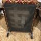Fauteuils velours vintages