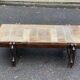 Vintage rectangular coffee table by Roger Capron, ceramic and herbarium design, 120cm