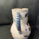 Antique earthenware pitcher from La Rochelle, 18th century