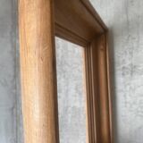Waxed solid wood frame