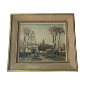 Tableau paysage reproduction de Pissarro