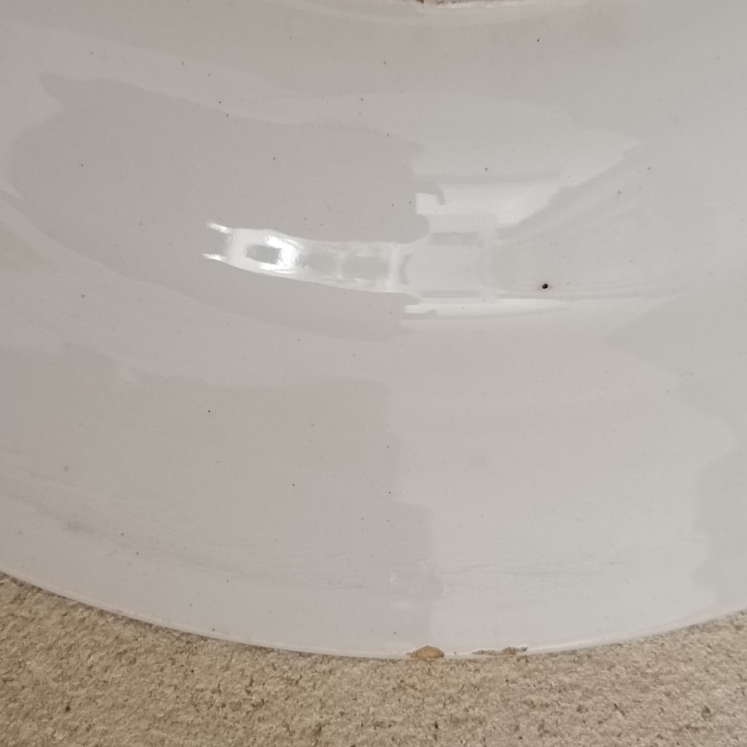 Set of 4 plates terre de fer Saint Amand