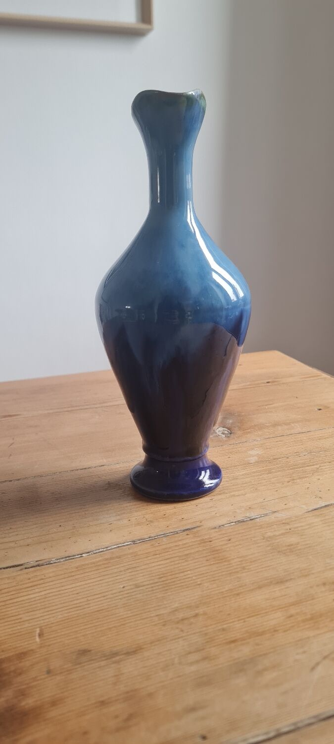 Vintage earthenware soliflore vase
