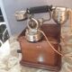 Old phone for 30 years in wood and metal