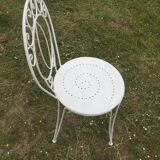 Five garden chairs 70s