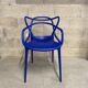 Chaise Masters bleu de Philippe Starck, Kartell