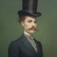 Old portrait - “Les moustachu-es” series