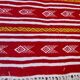 Handmade white and yellow red carpet 72x107cm