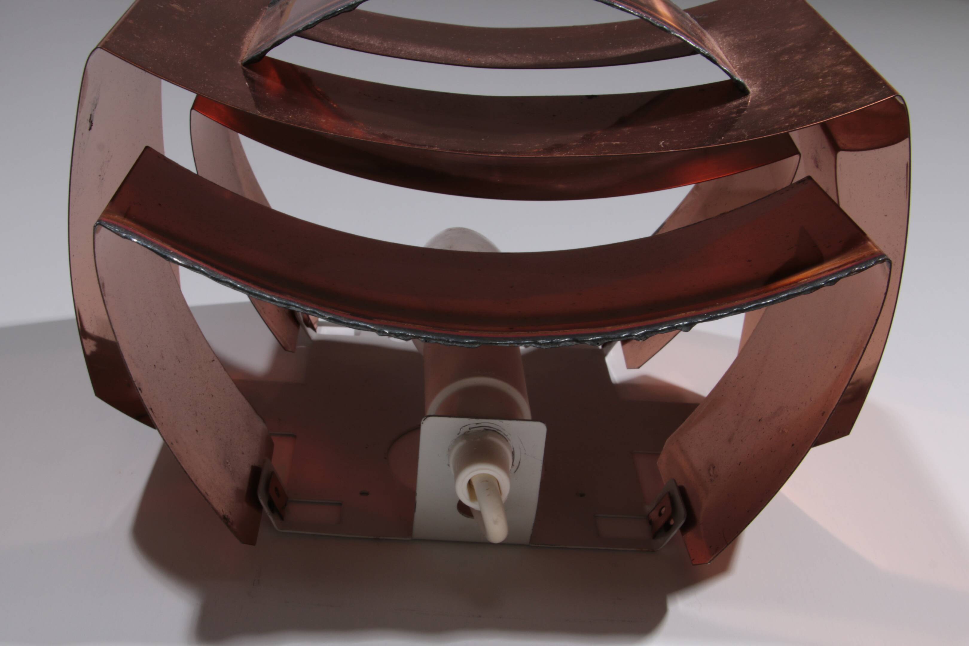 Wall lamps Svend Aage Holm Sørensen brutalist and copper,1960