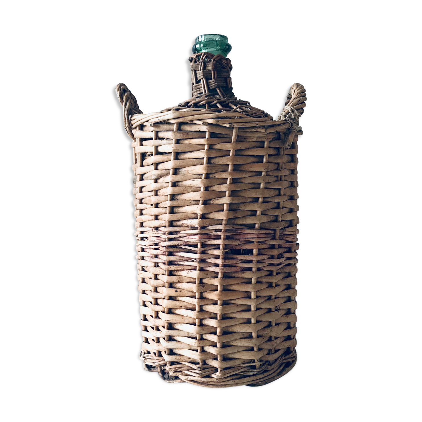 Demijohn with wicker