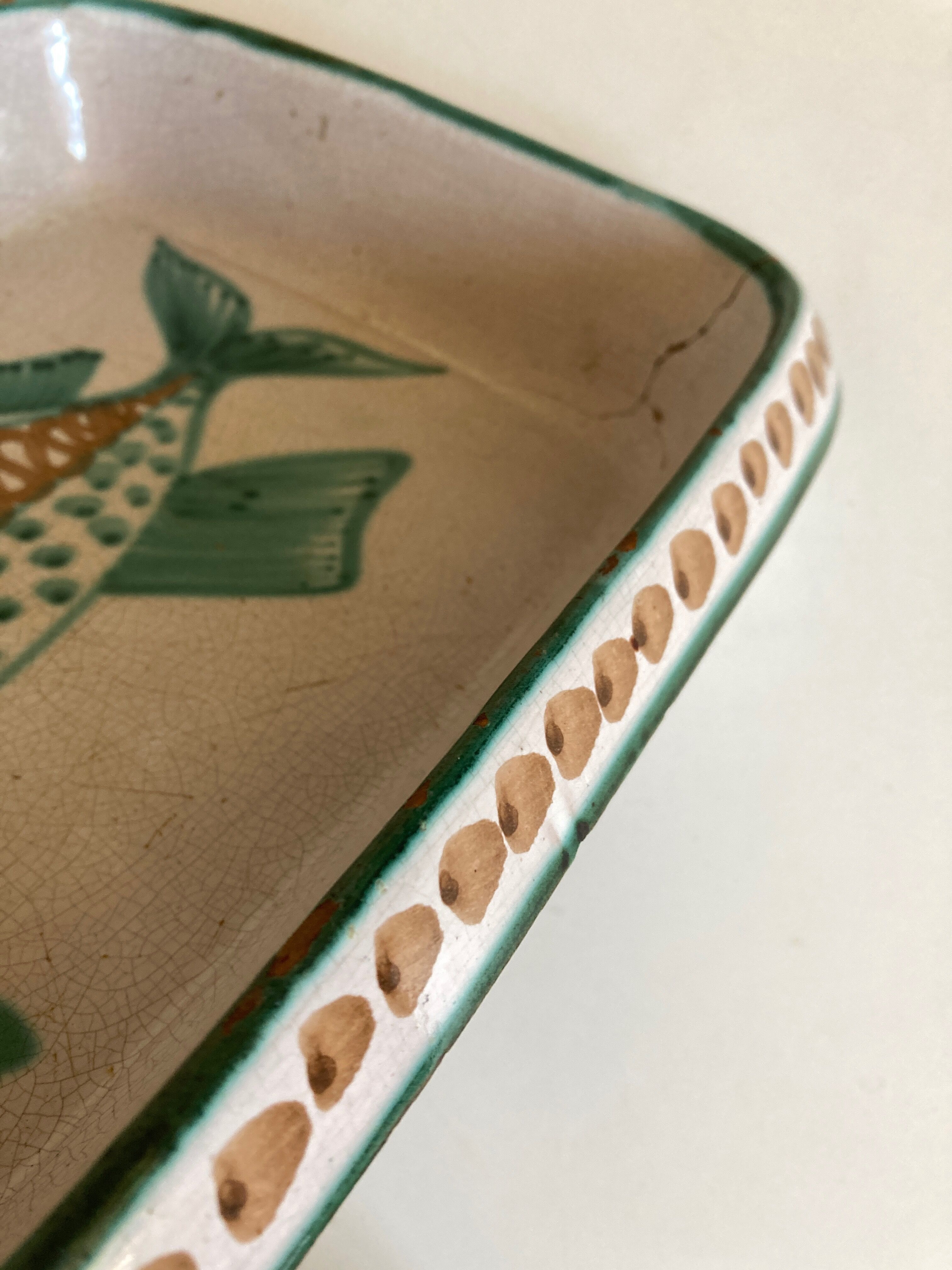 Fish dish Robert Picault Vallauris 1960